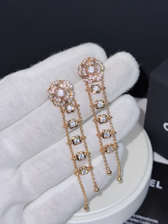 Серьги V-Gold Chanel
