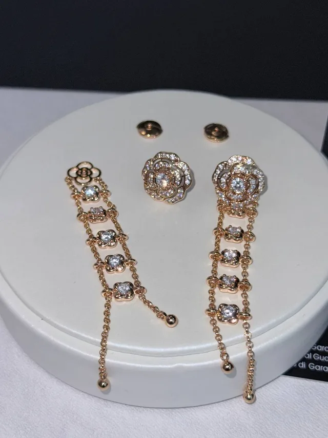 Серьги V-Gold Chanel