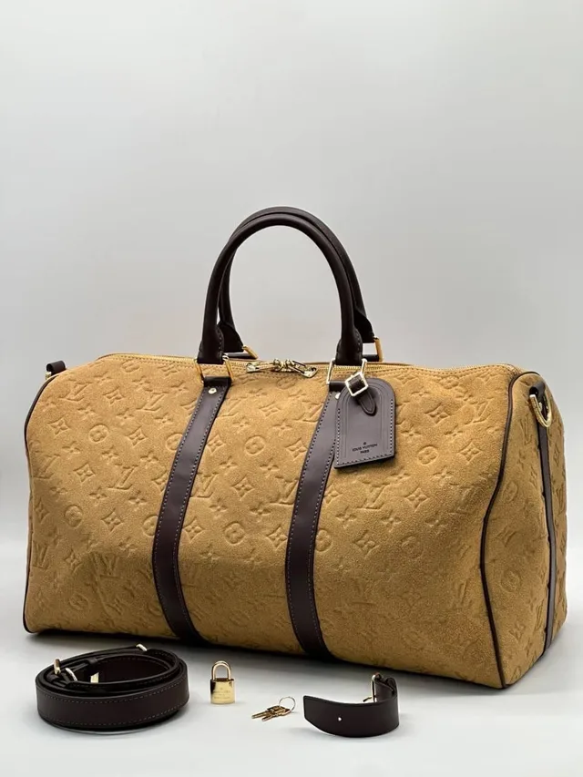Дорожная Сумка Louis Vuitton из замши