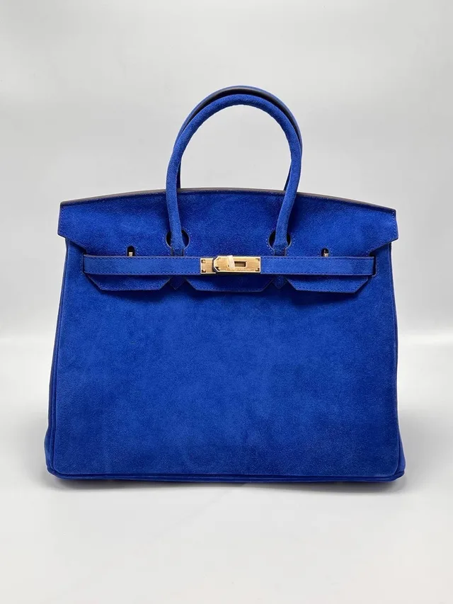 Сумка из замши Hermes 35