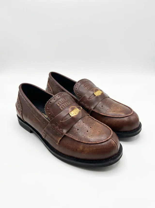 Лоферы Miu Miu