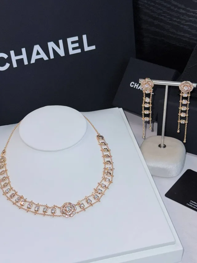 Серьги V-Gold Chanel