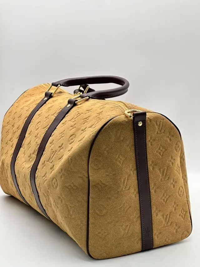 Дорожная Сумка Louis Vuitton из замши