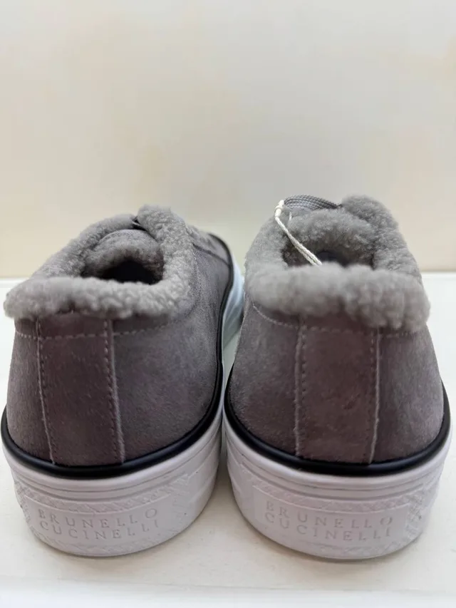 Кеды на меху Brunello Cucinelli