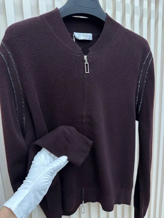 Кофта на молнии Brunello Cucinelli