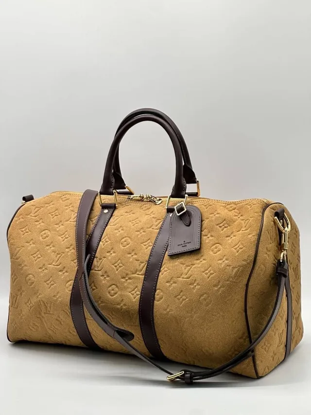 Дорожная Сумка Louis Vuitton из замши
