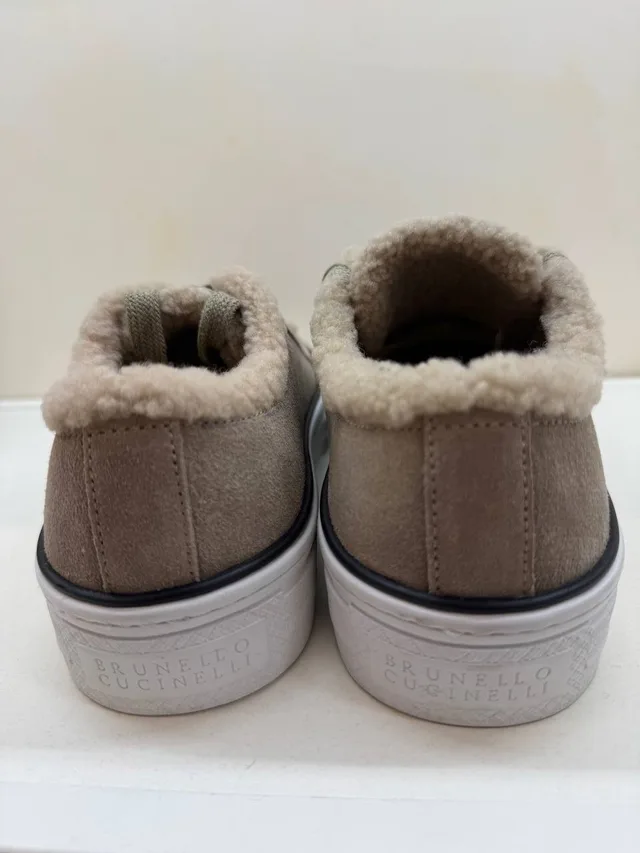 Кеды на меху Brunello Cucinelli