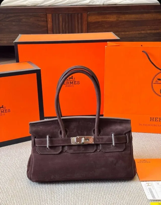 Hermes Birkin mini в замше