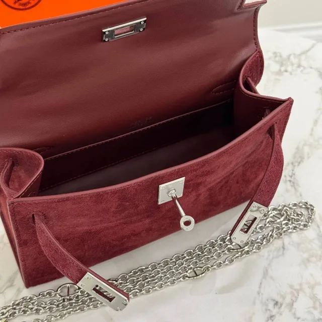 Сумка Hermes в замше