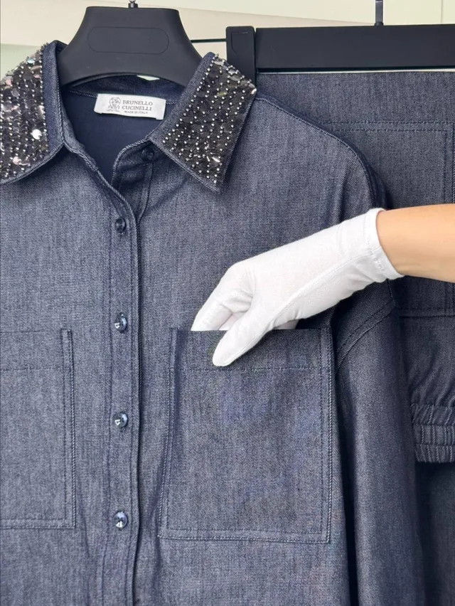 Костюм джинсовый Brunello Cucinelli