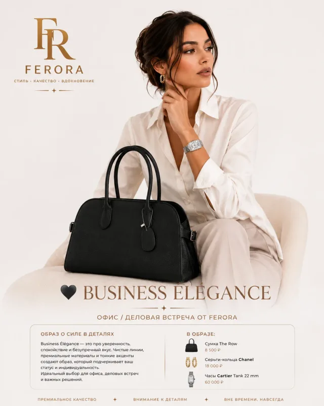 🖤 BUSINESS ÉLÉGANCE ОФИС / ДЕЛОВАЯ ВСТРЕЧА ОТ FERORA