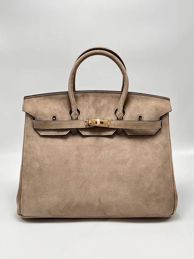 Сумка из замши Hermes 35