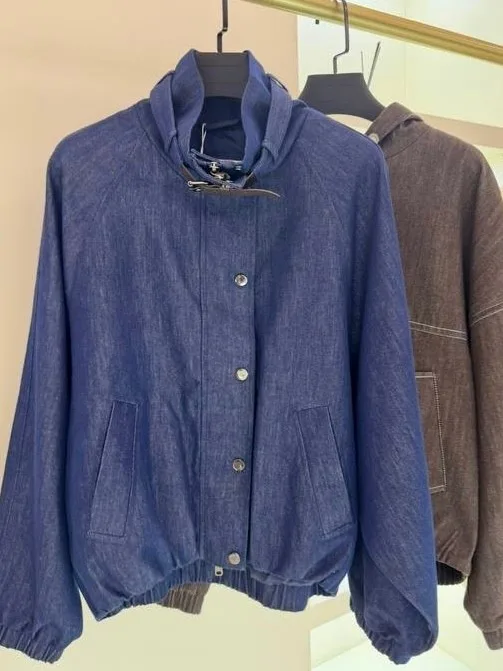Бомбер джинсовый Brunello Cucinelli