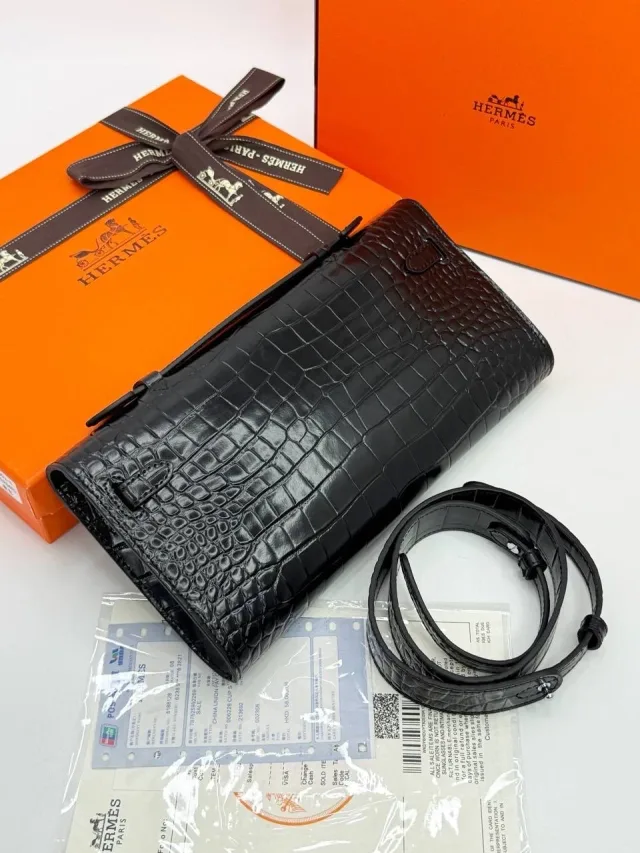 Сумка Hermes из крокодиловый кожи