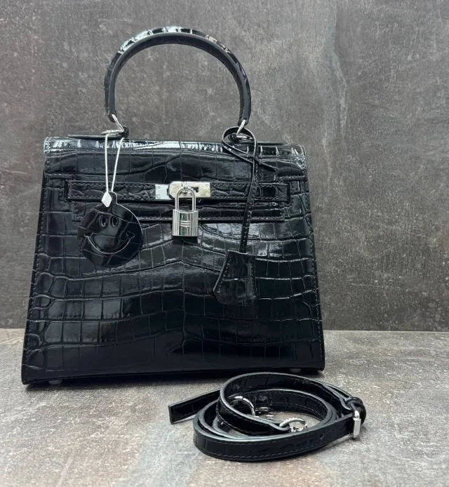 Сумка Hermes 25cm Серебро