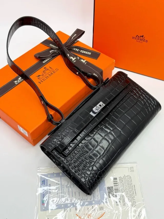 Сумка Hermes из крокодиловый кожи