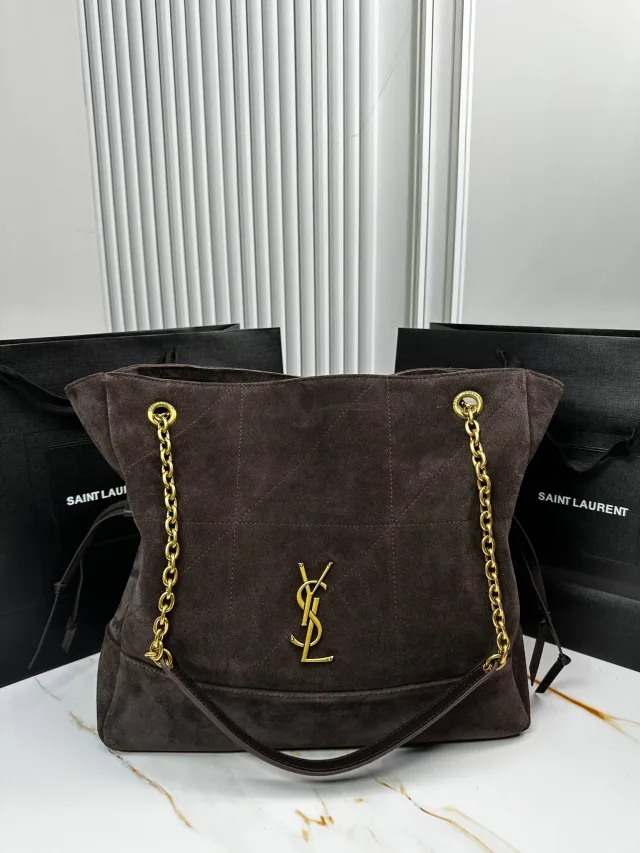 Сумка из замши Saint Laurent