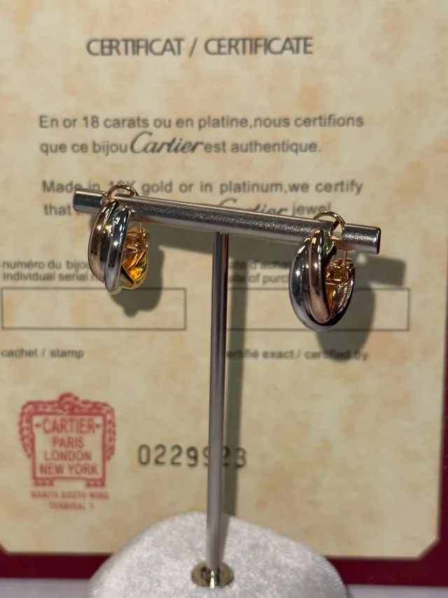 Серьги Cartier