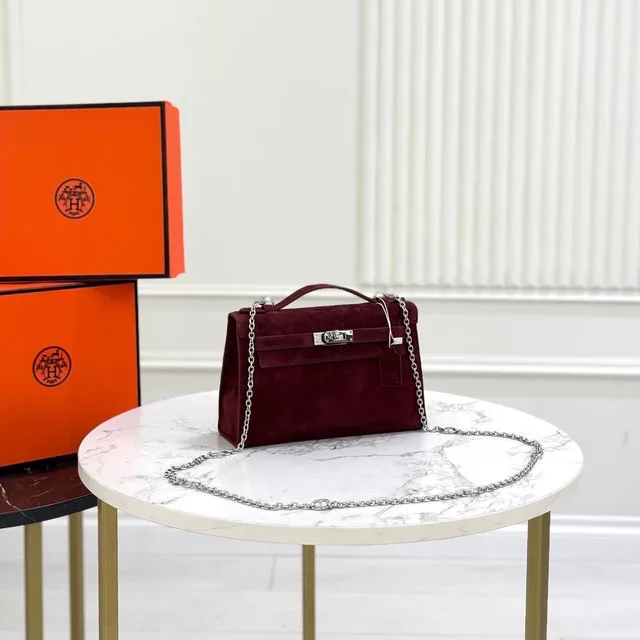 Сумка Hermes в замше