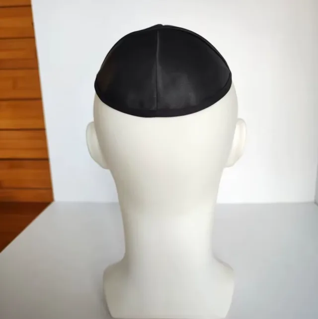 Кипа атласная черная
