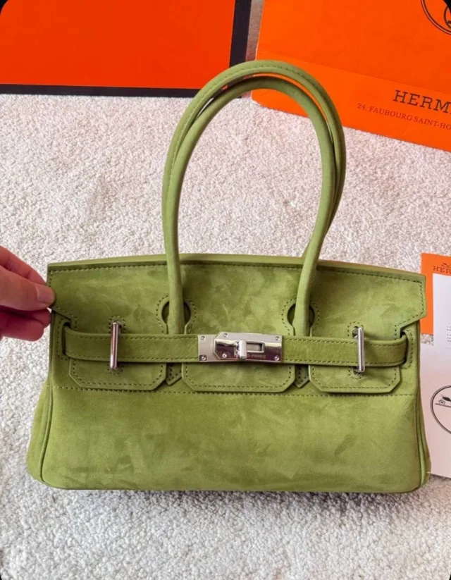 Hermes Birkin mini в замше