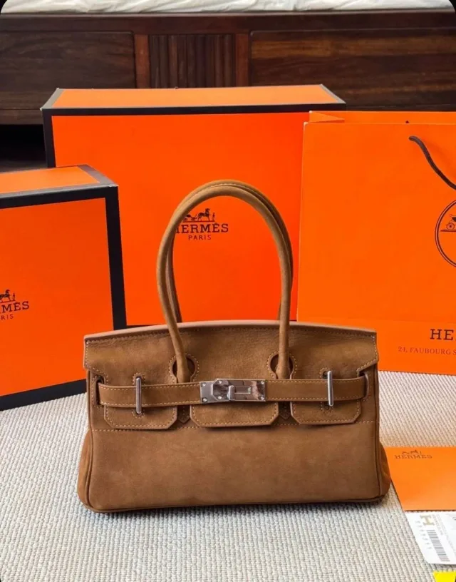 Hermes Birkin mini в замше