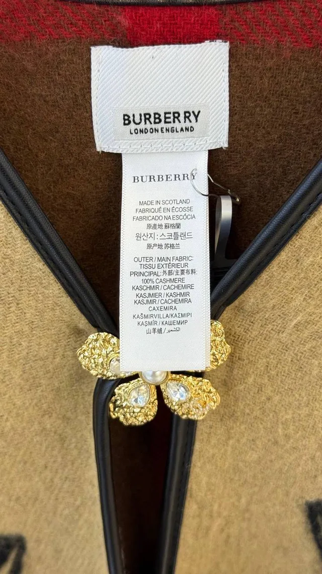 Пончо Burberry