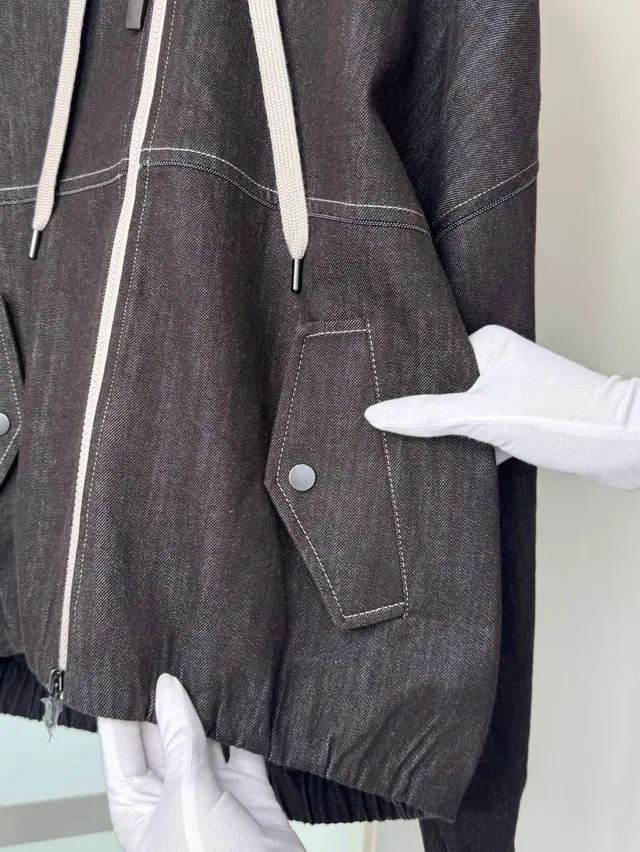 Бомбер джинсовый  Brunello Cucinelli