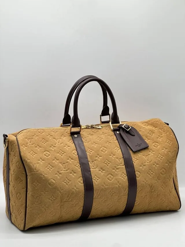 Дорожная Сумка Louis Vuitton из замши