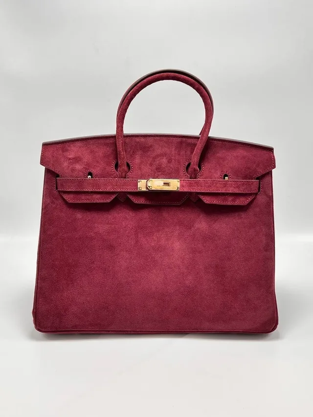 Сумка из замши Hermes 35