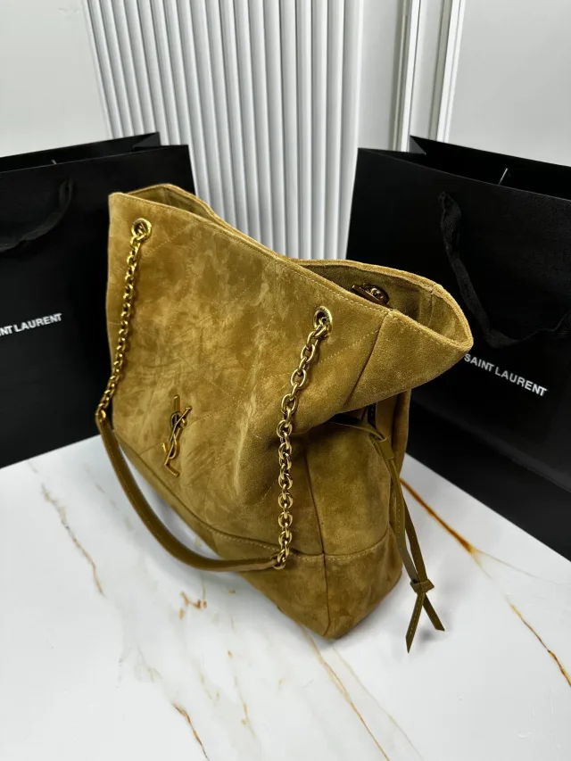 Сумка из замши Saint Laurent