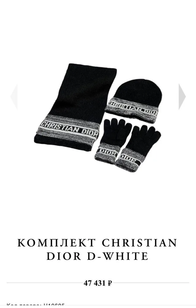 Зимний комплект Christian Dior