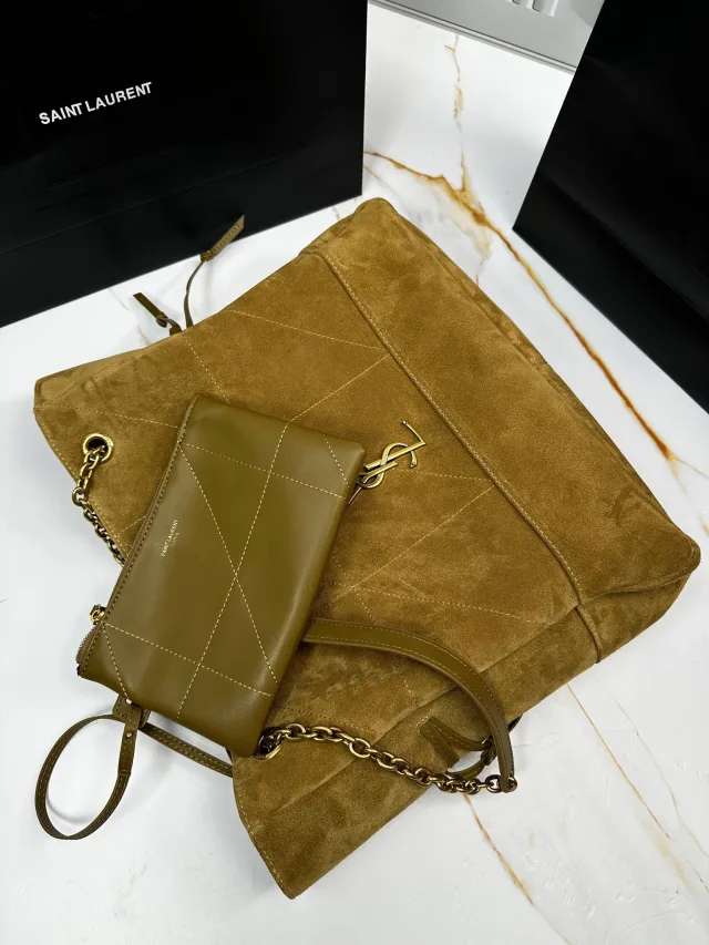 Сумка из замши Saint Laurent