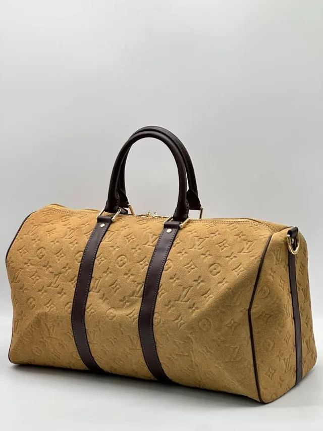 Дорожная Сумка Louis Vuitton из замши