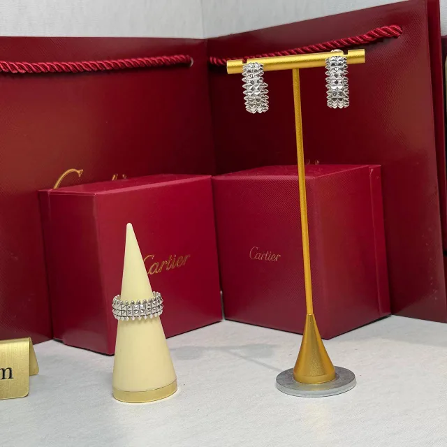 Серёжки Cartier