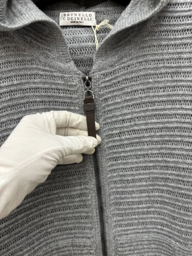 Кофта на молнии Brunello Cucinelli