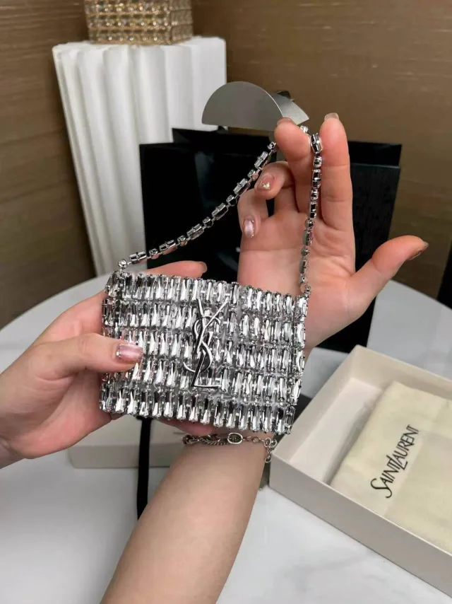 Сумка Ysl Минаудиер 12 см