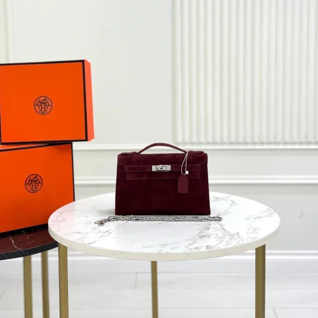 Сумка Hermes в замше