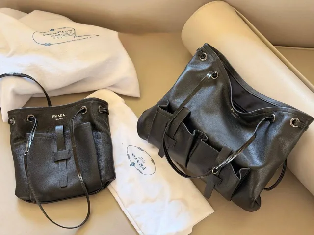 Сумка из кожи Prada