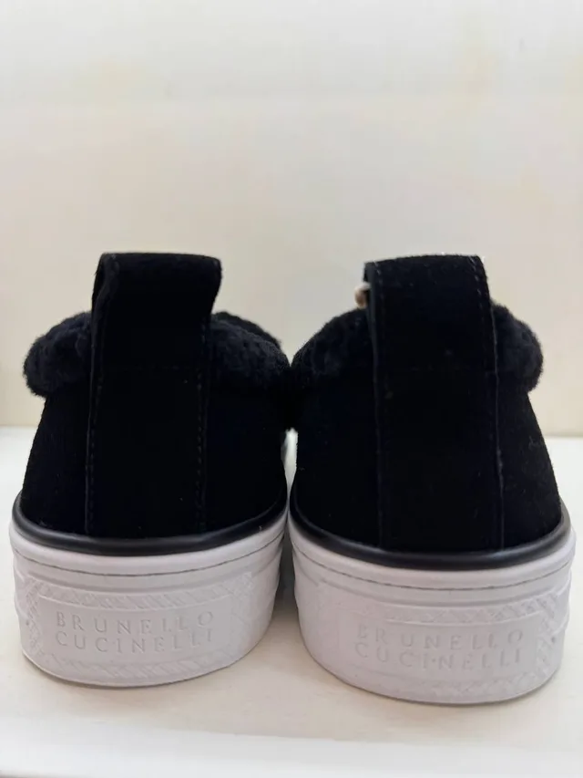 Кеды на меху Brunello Cucinelli
