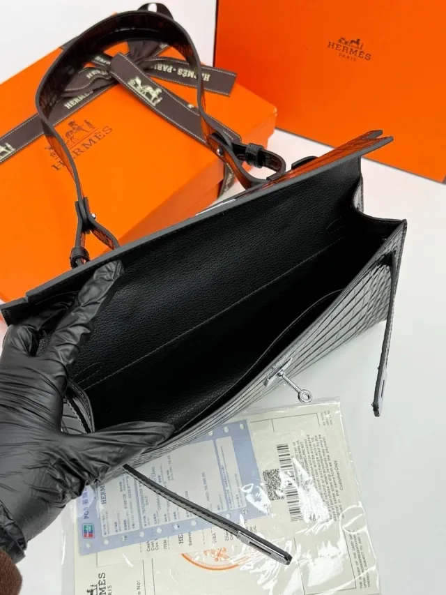 Сумка Hermes из крокодиловый кожи