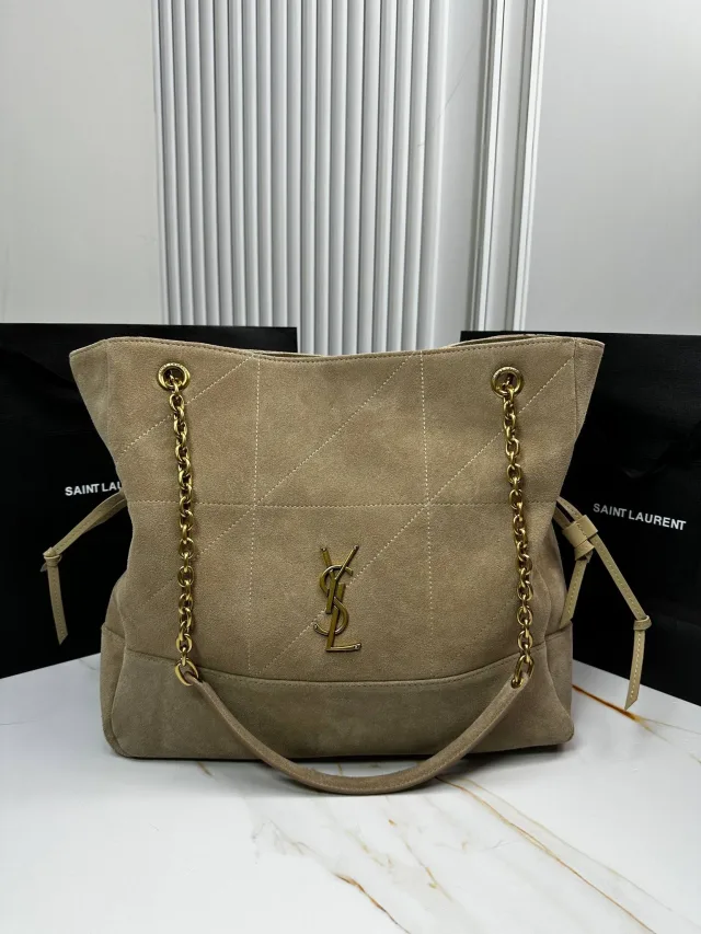 Сумка из замши Saint Laurent