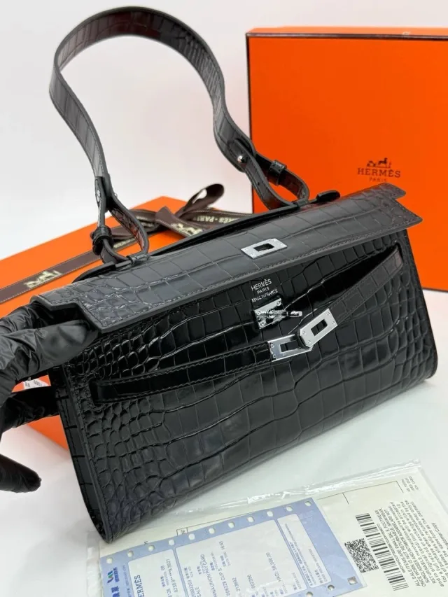 Сумка Hermes из крокодиловый кожи