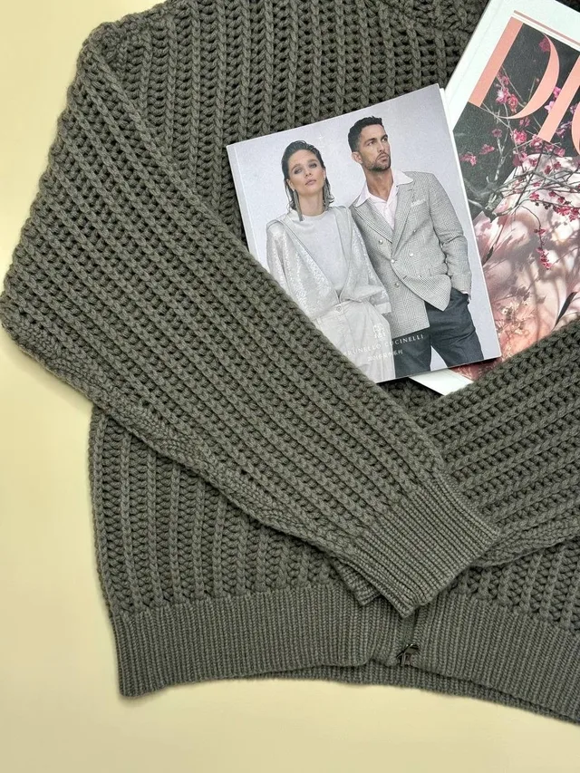 Кофта на молнии Brunello Cucinelli