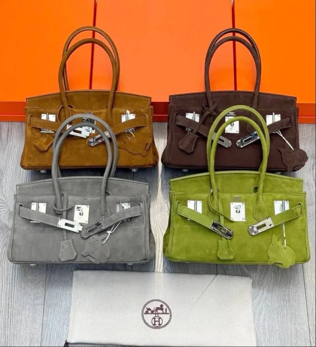 Hermes Birkin mini в замше