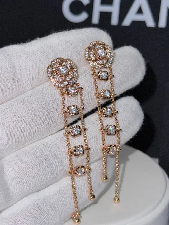 Серьги V-Gold Chanel