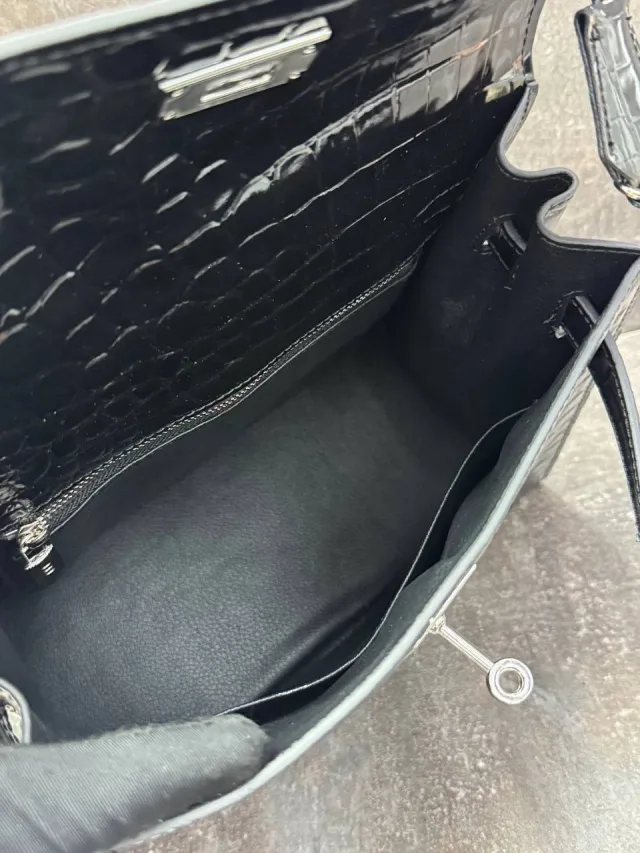 Сумка Hermes 28см Серебро