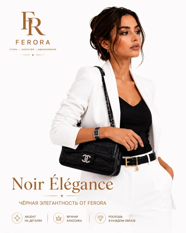 Noir Élégance - Чёрная элегантность от FERORA