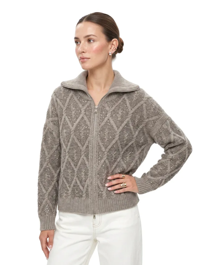 Кофта на молнии Brunello Cucinelli