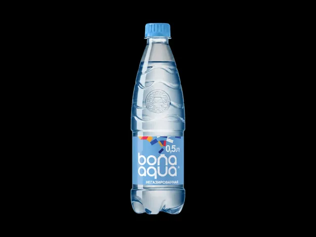 Вода негазированная Бон Аква 0,5 мл.